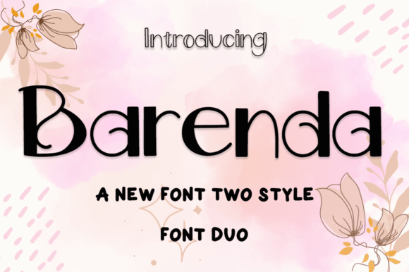 Barenda: The Elegant Duo Font for Modern Design