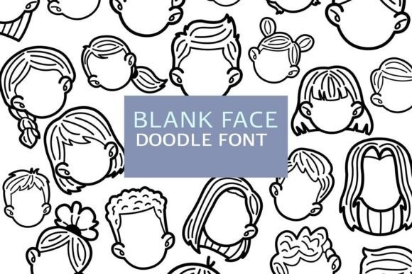 Blank Face Doodle: A Playful Dingbats Font for Creative Projects