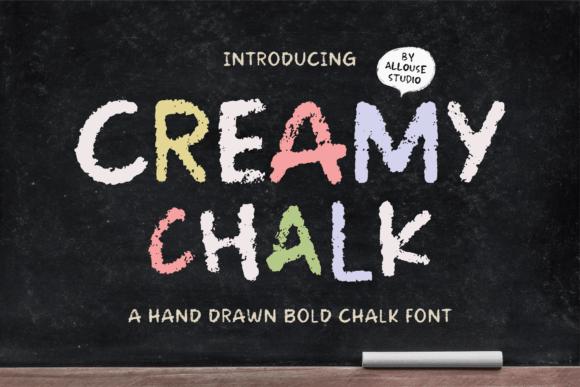 Creamy Chalk: The Font That Brings a Handmade, Approachable Vibe