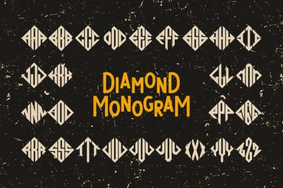 Diamond Monogram: A Font That Adds Instant Character