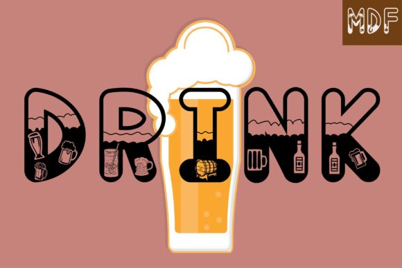 Drink: A Font That Pours Personality into Every Design
