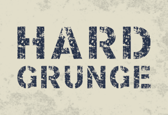 Hard Grunge: The Distressed Typeface for Authentic Branding