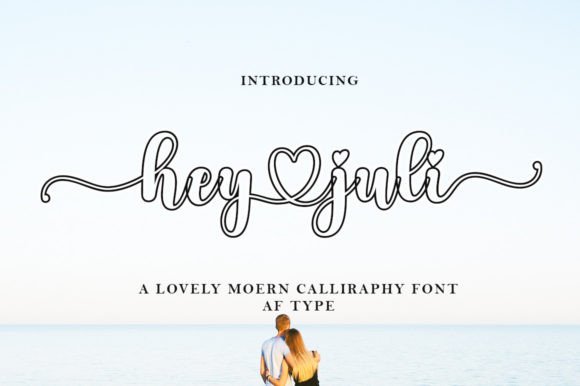 Hey Juli Outline: A Handwritten Font for Authentic Design