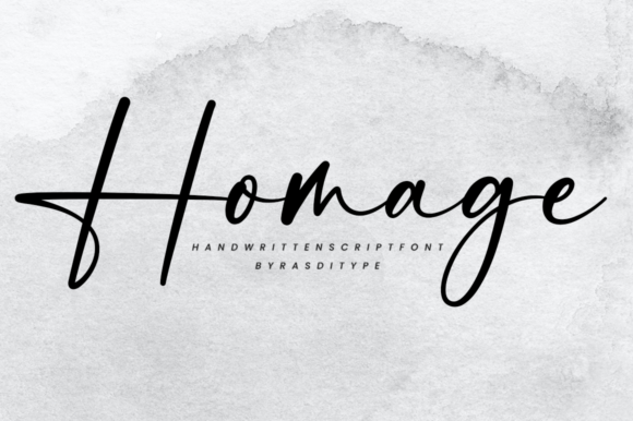 Homage: The Script Font That Brings Timeless Elegance to Modern Design