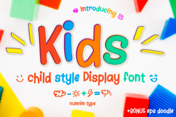 Kids: A Font That Brings Playful Energy to Your Creative Projects