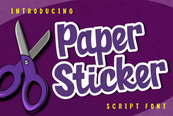Paper Sticker: The Handwritten Font That Feels Like a Discovery