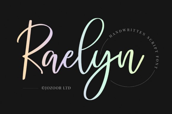 Raelyn: The Romantic Calligraphy Font That Dances on Your Designs