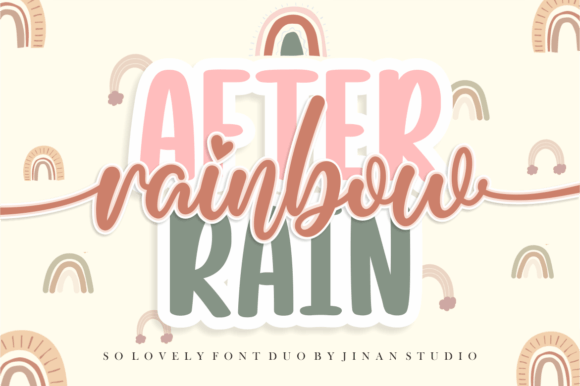 Rainbow After Rain: A Font That Brings Warmth and Personality