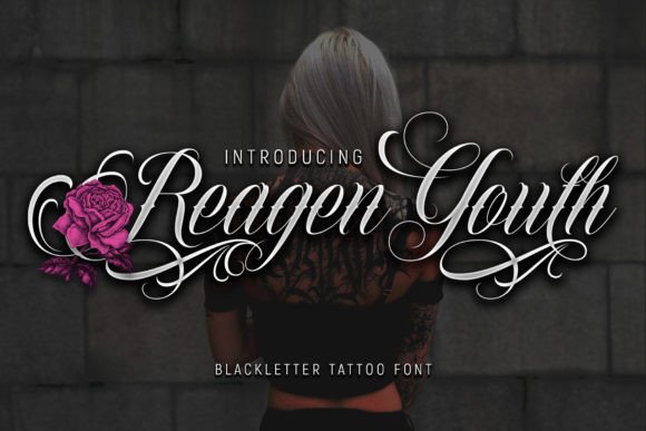 Reagen Youth: The Script Blackletter Font with Modern Edge