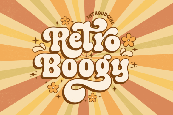 Retro Boogy: The Groovy Serif Font for Vintage Designs