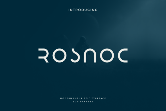 Rosnoc: A Futuristic Font for Modern Design Projects