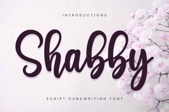 Shabby: A Font That Whispers Sweet Nothings to Your Designs