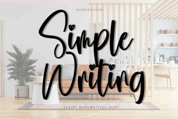 Simple Writing: The Handwritten Font That Brings Warmth to Your Brand