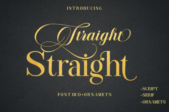 The Straight Typeface: Marrying Serif Stability with Script Soul