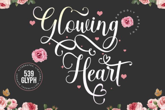Why Glowing Heart is the Go-To Font for Elegant Branding