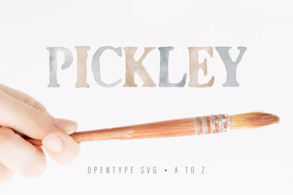 Why Pickley is the Whimsical Watercolor Font Your Brand Needs